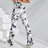 LEGGINGS ACAMPANADOS TIE DYE CON PUSH UP PARA MUJER 👖🧘‍♀️🏃‍♂️‍➡️