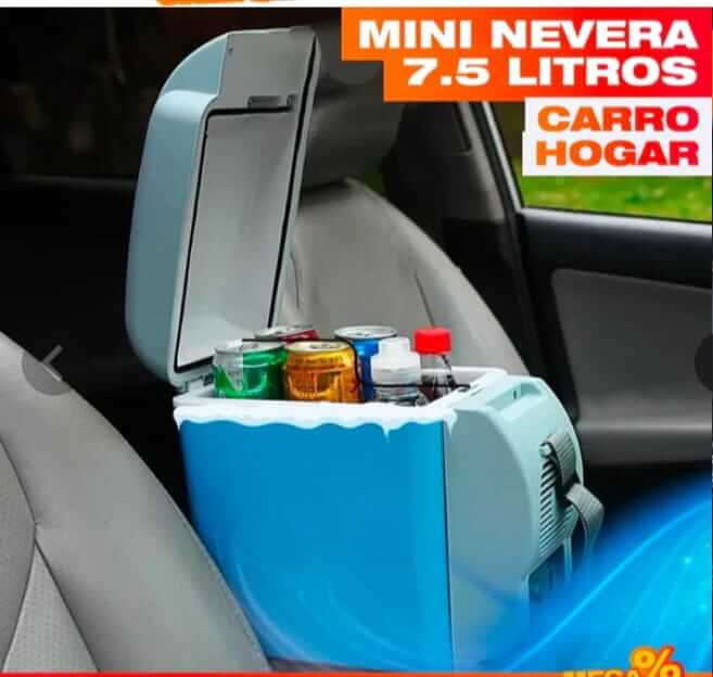 📌NEVERA PORTÁTIL PARA AUTOMÓVIL Y EL HOGAR 🧊🍾