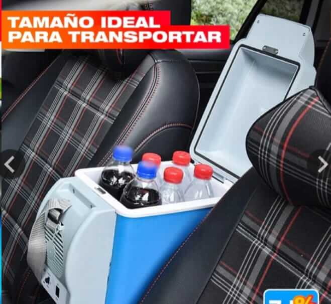 📌NEVERA PORTÁTIL PARA AUTOMÓVIL Y EL HOGAR 🧊🍾