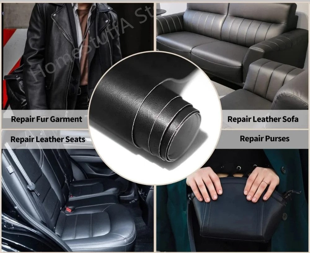 🛍️CUERO ADHESIVO IMPERMEABLE ⏱️🛒🦼