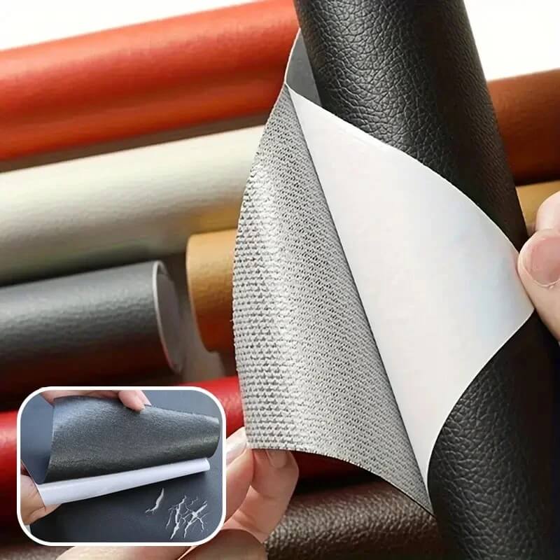 🛍️CUERO ADHESIVO IMPERMEABLE ⏱️🛒🦼