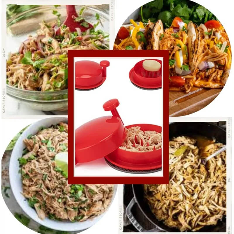 📌DESHILACHADOR DE POLLO, CARNES Y TRITURADOR DE VERDURAS 🍗🐓🥩🥬