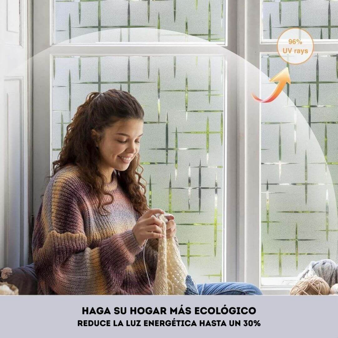 LÁMINAS DECORATIVAS EMPAVONADOS PARA VIDRIOS Y VENTANAS 😎🔥
