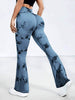 LEGGINGS ACAMPANADOS TIE DYE CON PUSH UP PARA MUJER 👖🧘‍♀️🏃‍♂️‍➡️