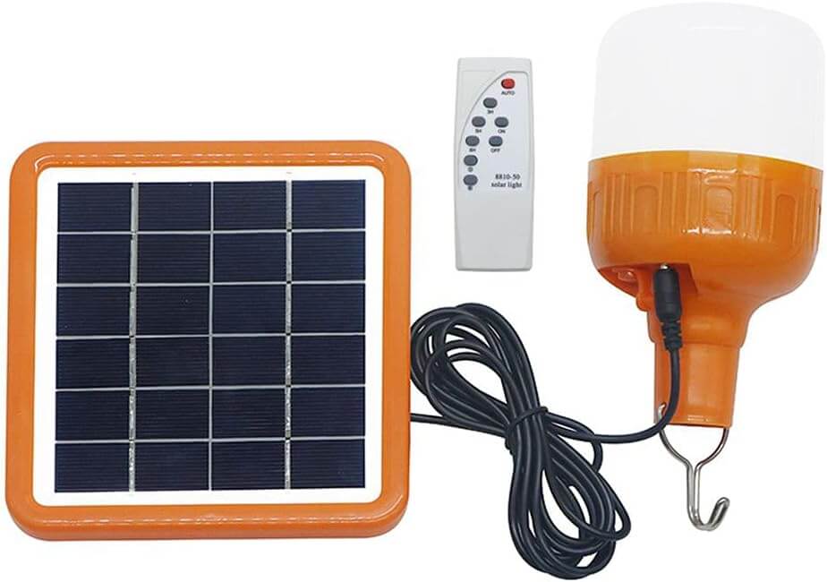 LINTERNA LED CON PANEL SOLAR