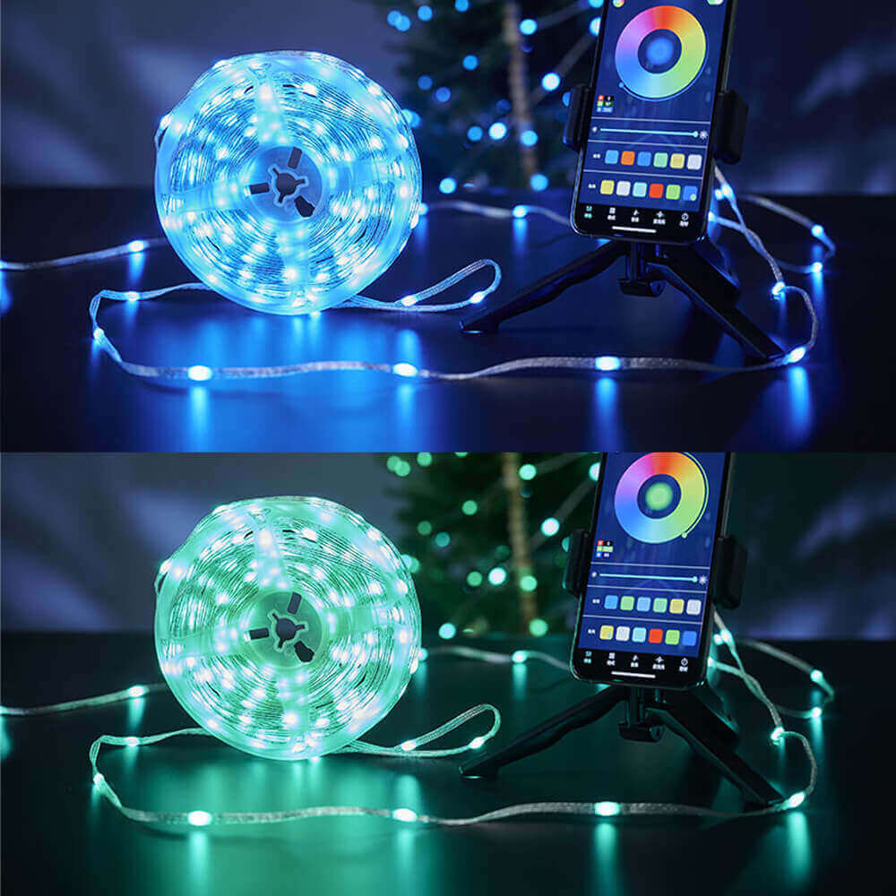 🎄LUCES MÁGICAS DE NAVIDAD!! (Luces con APP para Celular)🤩🎅🎄