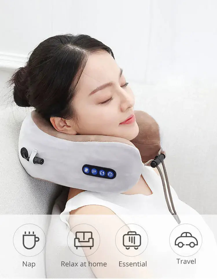 💆💆‍♀️MASAJEADOR INTELIGENTE PORTÁTIL, RELAJACIÓN PARA OFICINA, VIAJE, HOGAR Y COCHE 🤩💆‍♀️