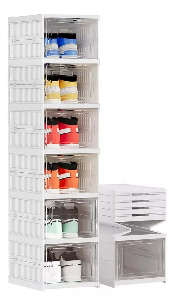 ✨ORGANIZADOR PLEGABLE DE ALMACENAMIENTO DE ZAPATILLAS 🤩👟👠🩰